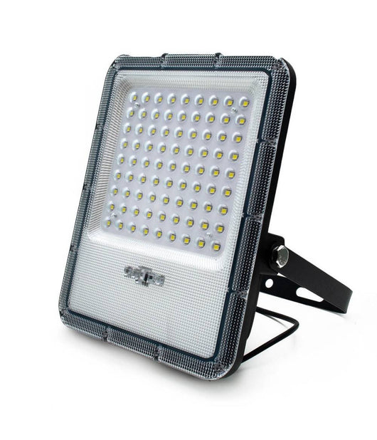 Faro Solare Led 120 W Ip65 Sensore Crepuscolare Faretto Dimmerabile Telecomando         