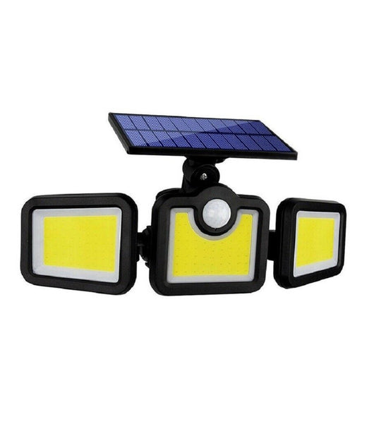 Faro Solare Led Con Pannello Faretto Sensore Di Movimento 100 Led Cob Fl-1725b         