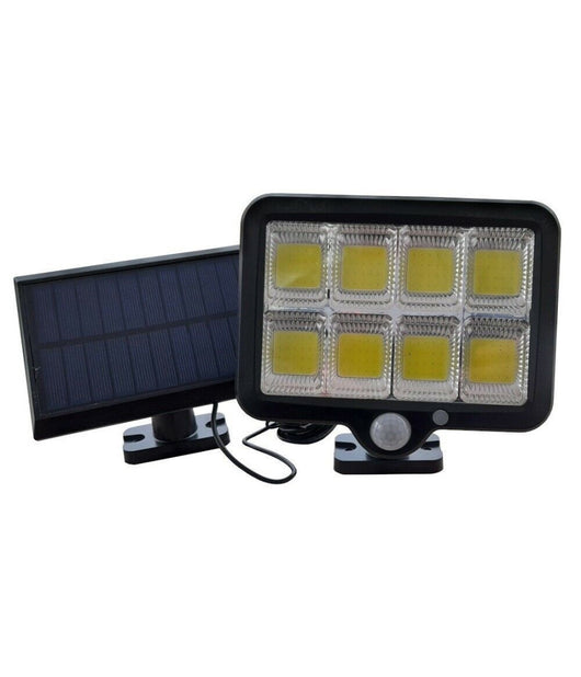 Faro Solare Led Con Pannello Faretto Sensore Di Movimento 160 Led Cob Gl-160c         