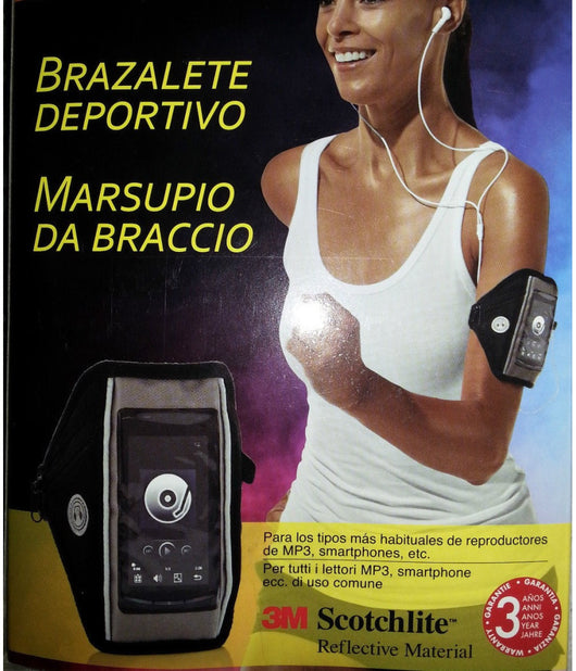 Fascia Braccio Porta Cellulare Smartphone Palestra Corsa Sport Custodia Marsupio         