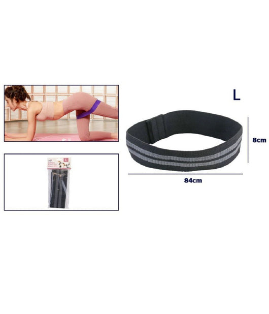 Fascia Elastica Esercizi Bande Resistenza Allenamento Yoga Fitness Antiscivolo  Nero   L    