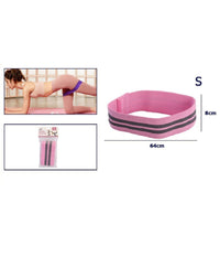 Fascia Elastica Esercizi Bande Resistenza Allenamento Yoga Fitness Antiscivolo  Rosa   S    