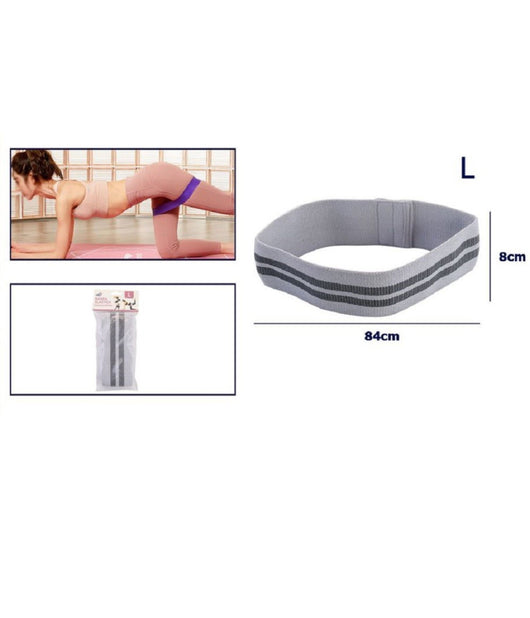 Fascia Elastica Esercizi Bande Resistenza Allenamento Yoga Fitness Antiscivolo  Grigio   L    