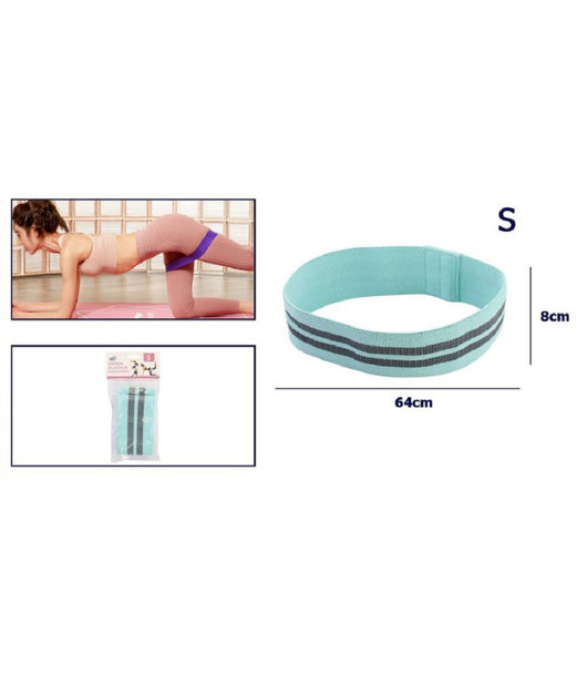 Fascia Elastica Esercizi Bande Resistenza Allenamento Yoga Fitness Antiscivolo  Azzurro   S    