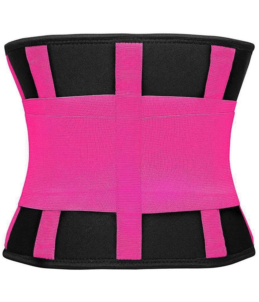 Fascia Lombare Supporto Per La Schiena Cintura Di Sostegno Trainer Pancia Unisex  Fucsia   L    