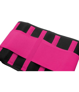 Fascia Lombare Supporto Per La Schiena Cintura Di Sostegno Trainer Pancia Unisex  Fucsia   L    