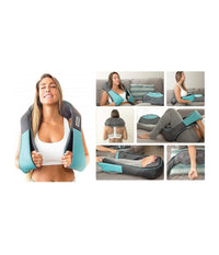 Fascia Massaggiante Termico Neck Ergonomico Calore Shiatsu Collo Spalle Schiena         