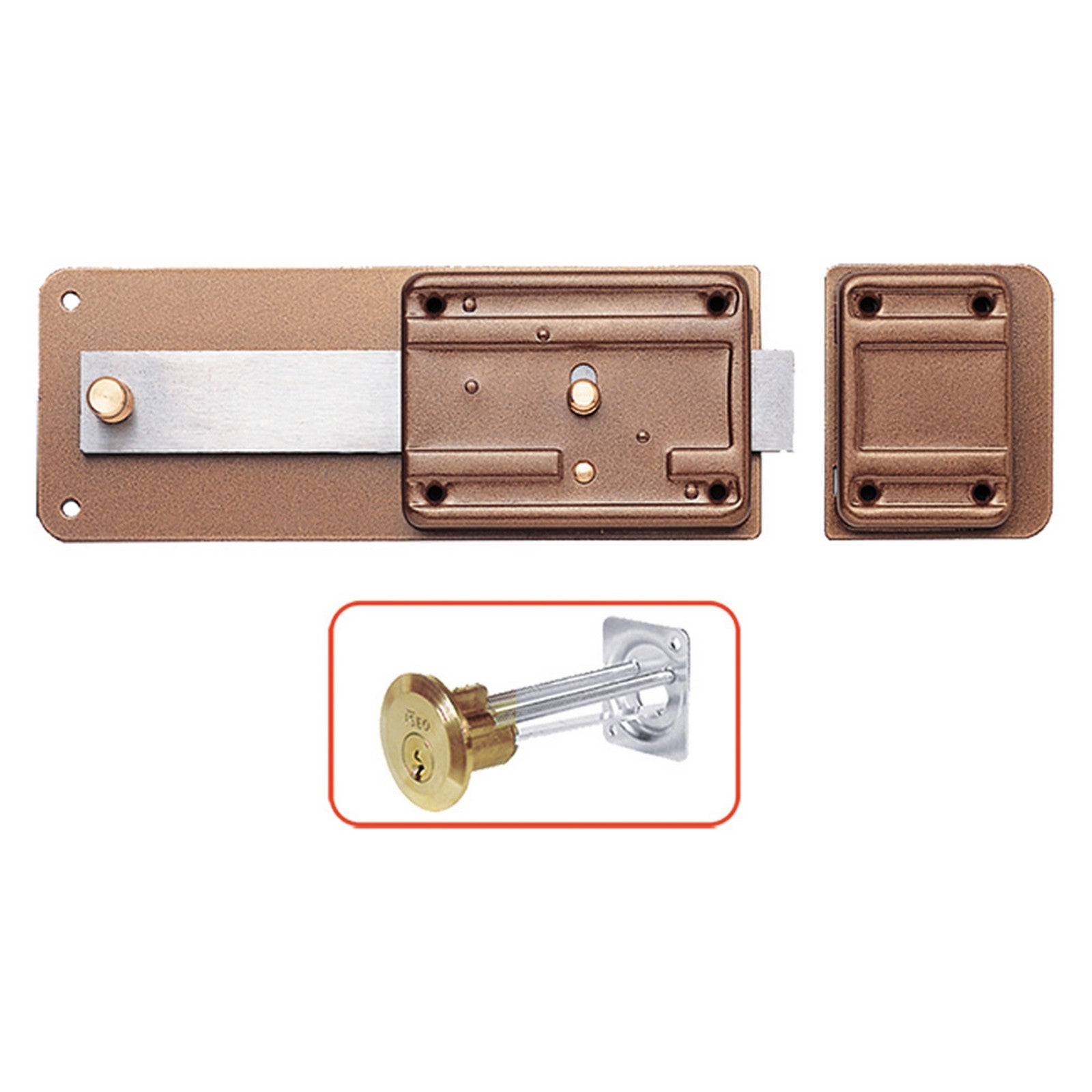 2pz serratura ferroglietto da applicare art. 320 7 1/2 mandate - e 50 cod:ferx.301742nlm