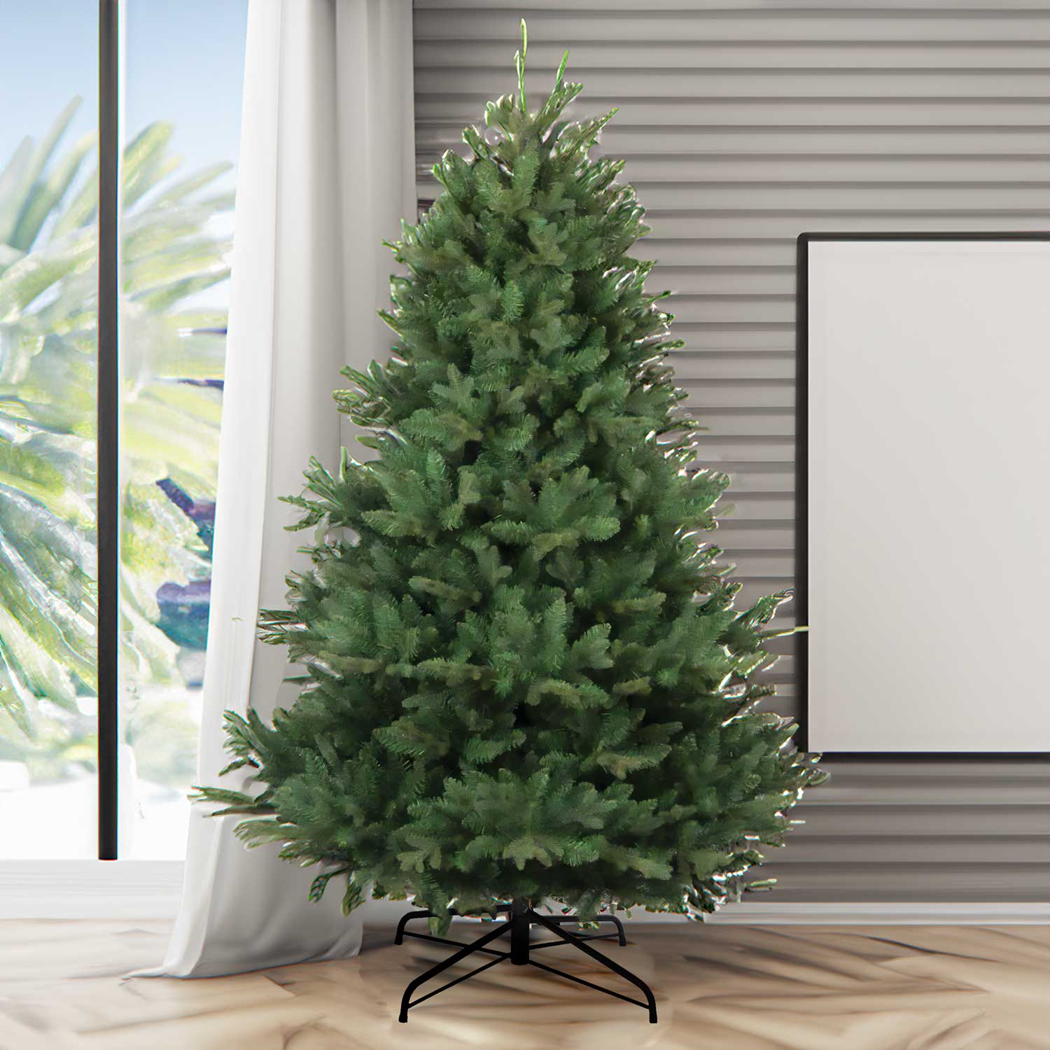 Shard - Albero di Natale effetto realistico in PE e PVC ø121x180H, 1394 rami