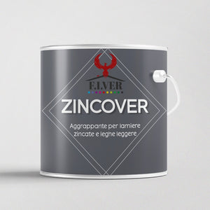 Fondo Anticorrosivo per Leghe Leggere Zincover - Litri 0 -500 - Colore Grigio