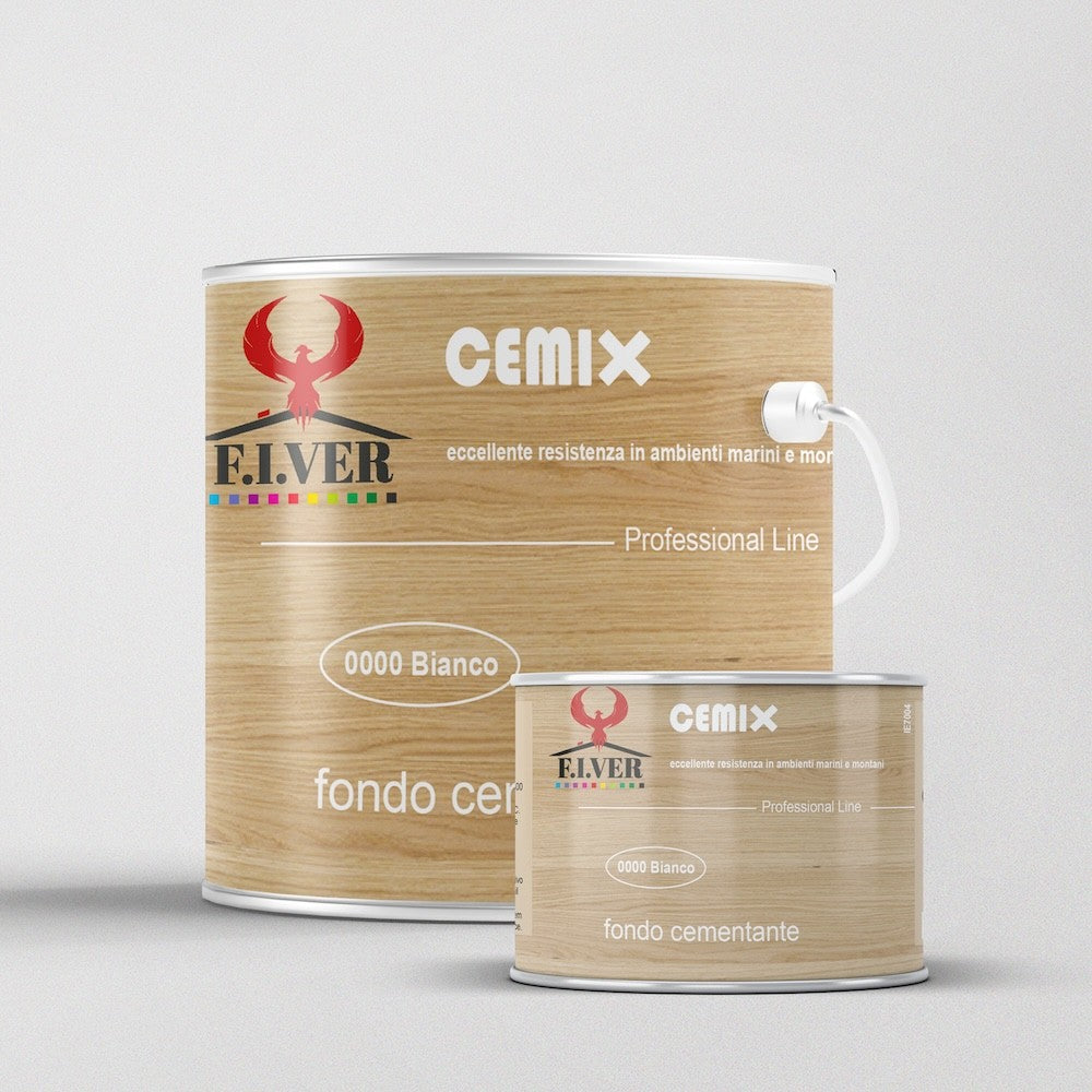 Fondo Riempitivo Cementante per Legno Cemix - Litri 2,5 - Colore Bianco