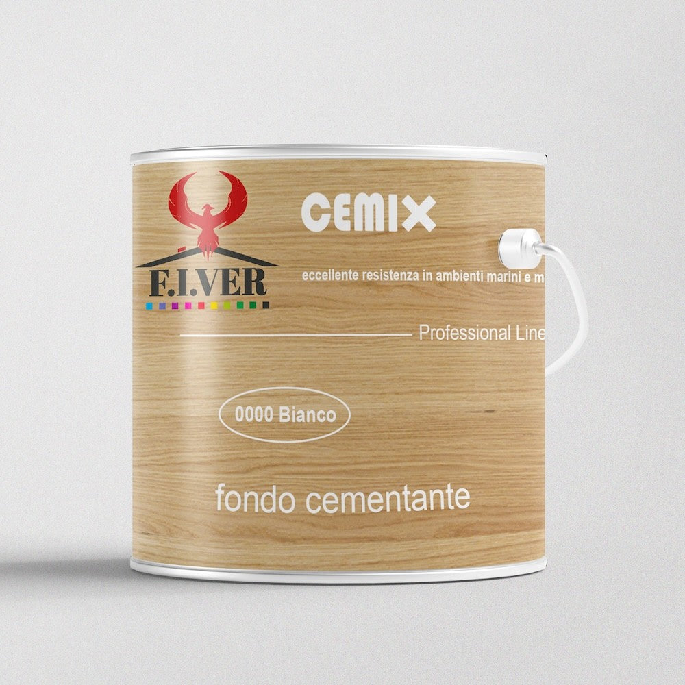 Fondo Riempitivo Cementante per Legno Cemix - Litri 2,5 - Colore Bianco