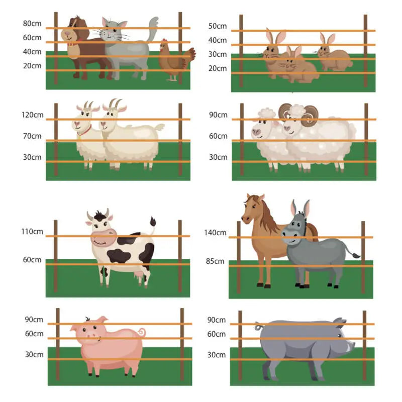 Fettuccia 4 Cm 100 MT Per Recinto Elettrico Recinti Elettrici Recinti Elettrificati Per Mucche Cavalli Maiali Galline