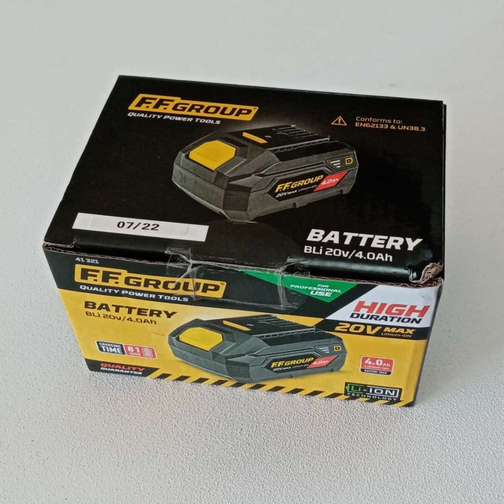 Ff-group batteria bli 20v 4.0ah ioni di litio per utensili