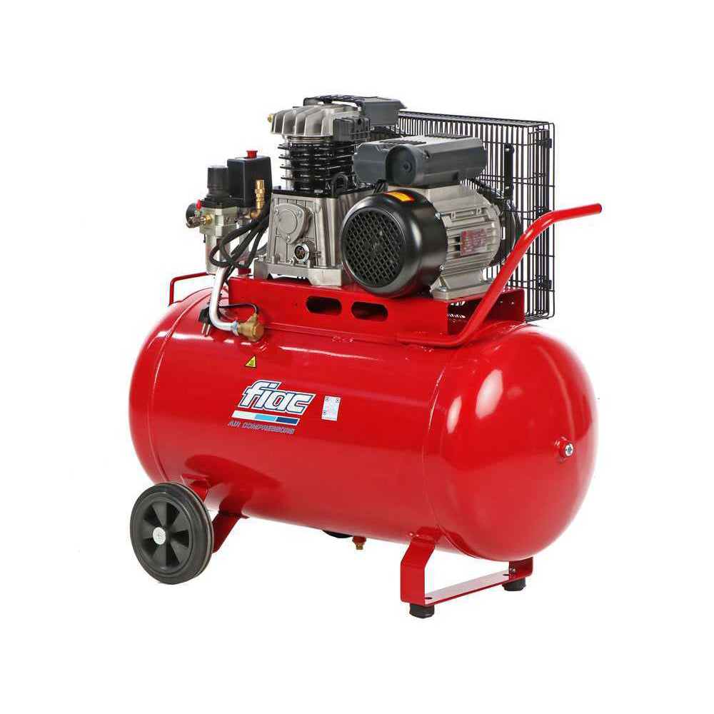 COMPRESSORE AD ARIA SERBATOIO 100Lt 2HP TRASMISSIONE A CINGHIA AB100/268M FIAC