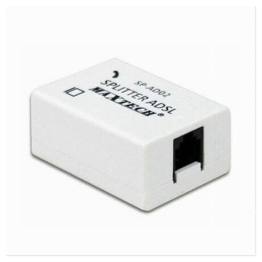 Filtro Adsl Splitter Telefonico Rj11 3 Ingressi Femmina Sdoppiatore Maxtech Sp-ad02         