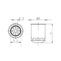 FILTRO GASOLIO AIFO DAF