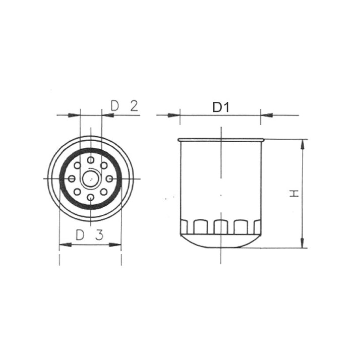 FILTRO GASOLIO CAT YANMAR