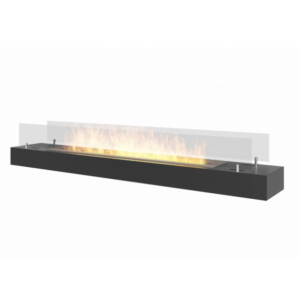 FIREBOX 120 - Biocamino freestanding Inserto a bioetanolo da appoggio nero - con Vetro