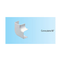 First profilfreddo curva piana per canalina 65x50mm