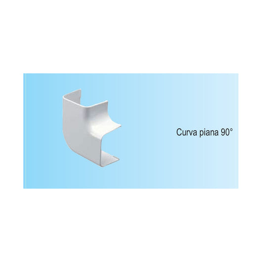 First profilfreddo curva piana per canalina 65x50mm