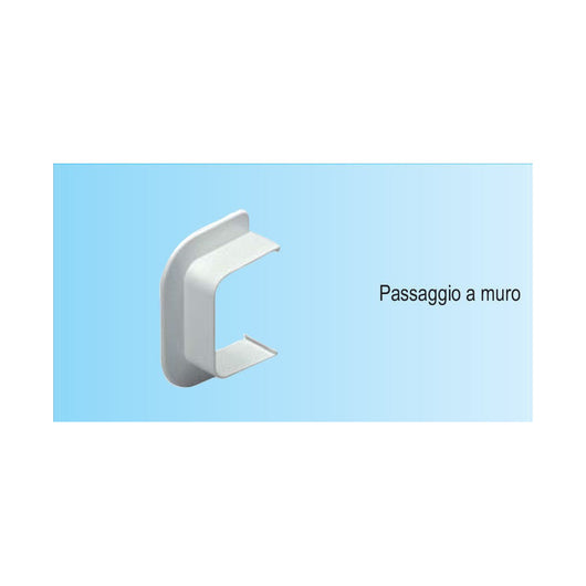 First profilfreddo passaggio a muro per canalina 65x50mm