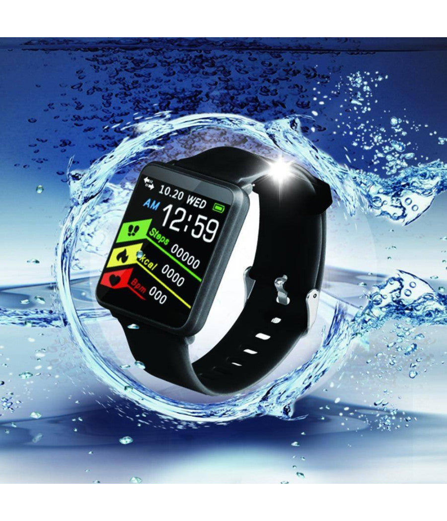 Fitness Smart Watch F1 Orologio Intelligente Frequenza Cardiaca Bluetooh Touch         