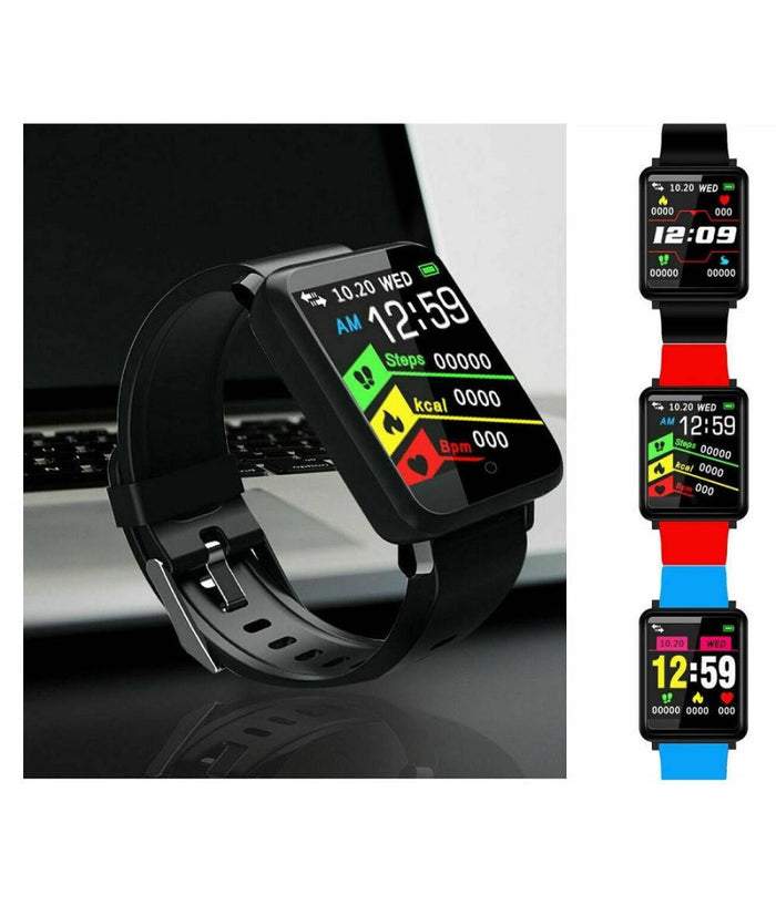 Fitness Smart Watch F1 Orologio Intelligente Frequenza Cardiaca Bluetooh Touch         