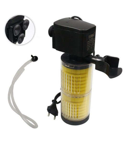 Filtro Interno Per Acquario Acquari Pesci 2 Stadi Filtro 800l/h 9 Watt Fe-902         