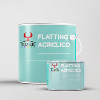 Flatting Acrilico all'acqua Lucida o Satinata - Litri 0,750 - Colore Trasparente