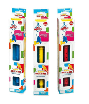 Flauto Dolce In Abs 3 Colorazioni Diverse Con Scatola Per Bambini 3+ Anni         