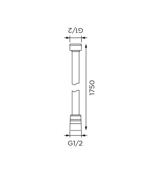 Tubo flessibile per gas mf da 1/2" cod 79949