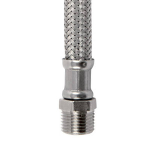 Flessibile in acciaio inox 3/8"m - 3/8"f cod 81073