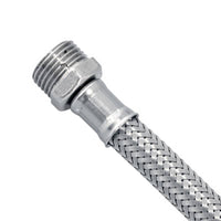 Flessibile in acciaio inox m10x1 - 3/8"f cod 81092