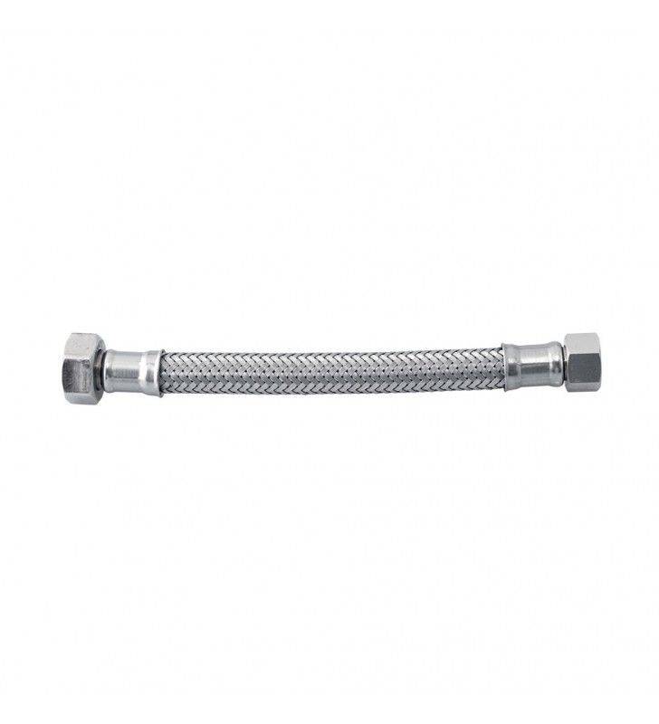 Flessibile in acciaio inox 3/8" f - 1/2" f cod 81083