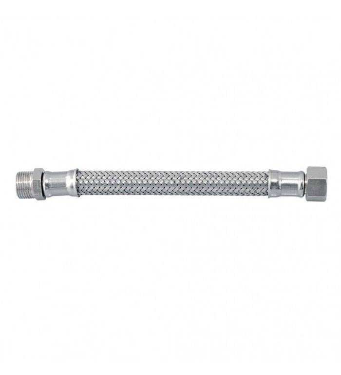 Flessibile in acciaio inox 3/8"m - 3/8"f cod 81073