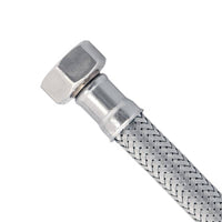 Flessibile in acciaio inox 3/8" f - 1/2" f cod 81083