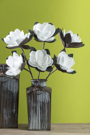 Set 2 Fiori Artificiali Magnolia x 2 73 cm