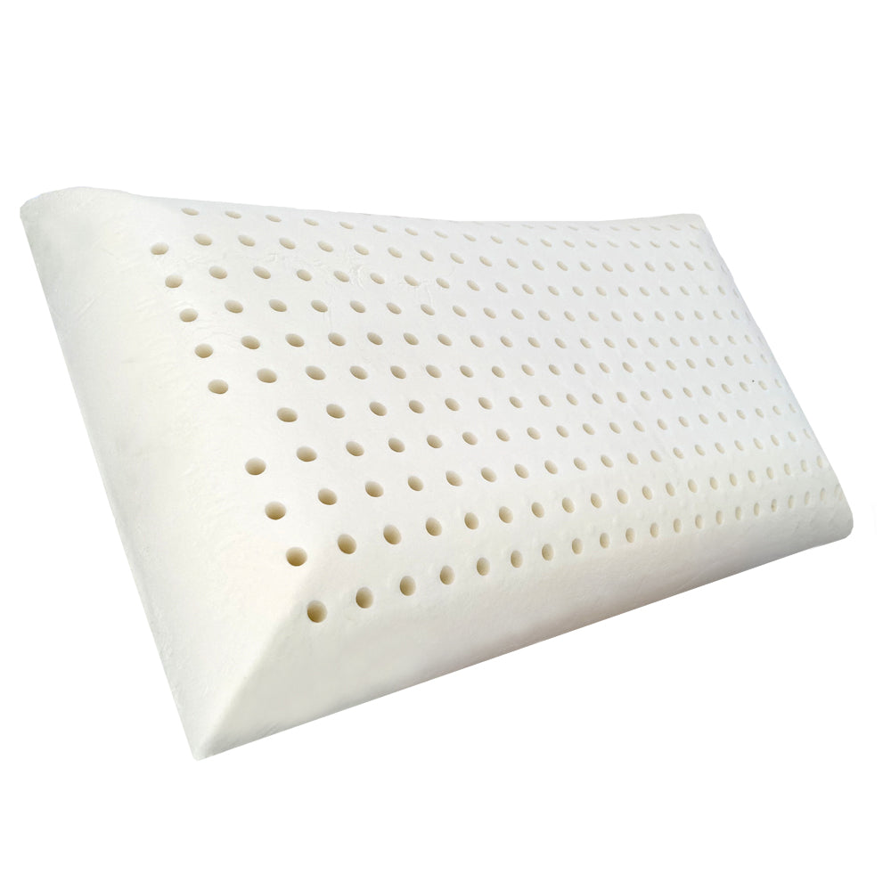 Guanciale in memory foam forato traspirante cuscino modello saponetta con maglina - Comprarredo