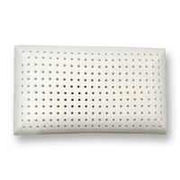 Guanciale in memory foam forato traspirante cuscino modello saponetta con maglina - Comprarredo