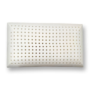 Guanciale in memory foam forato traspirante cuscino modello saponetta con maglina - Comprarredo