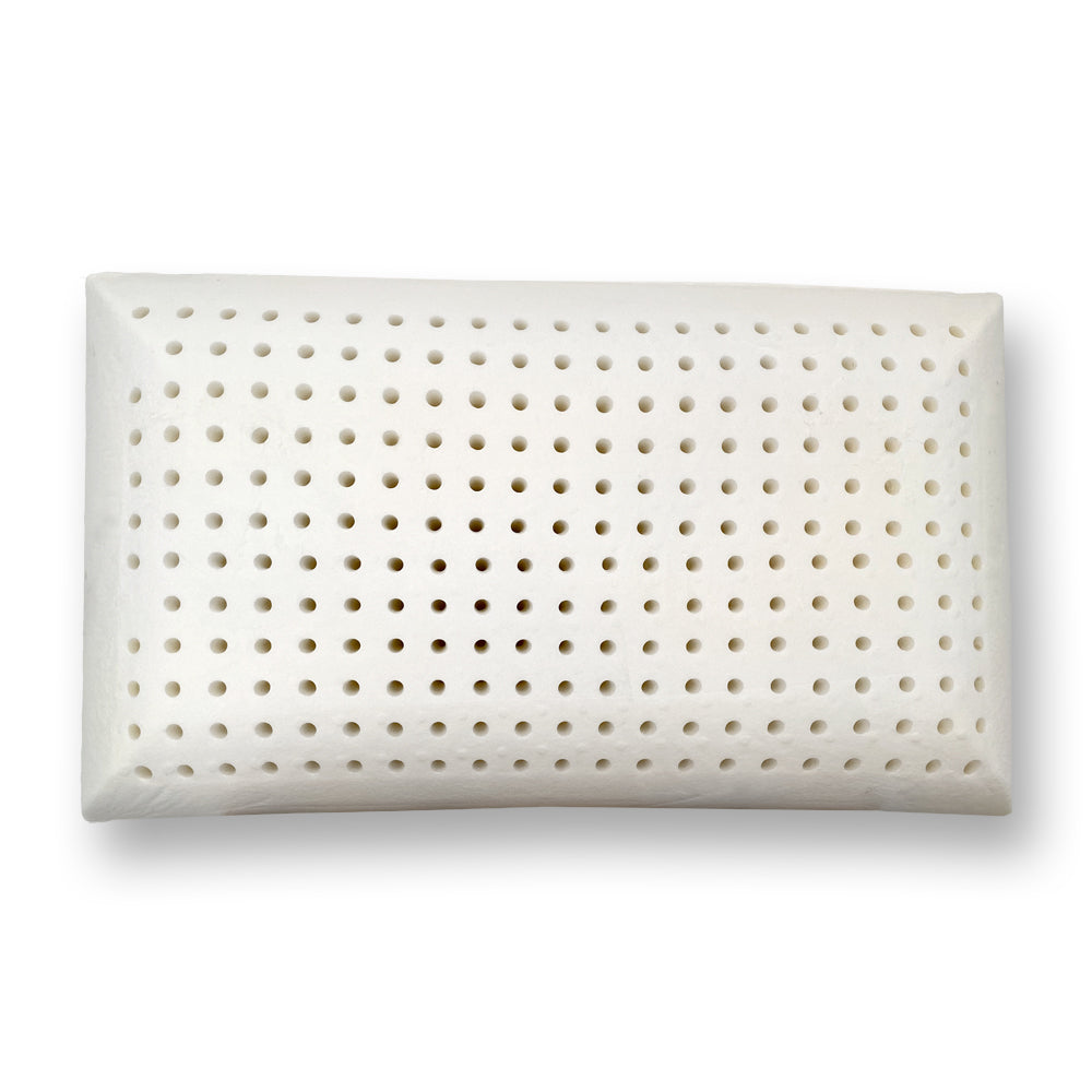 Coppia guanciali in memory foam forato traspirante cuscini modello saponetta con maglina - Comprarredo