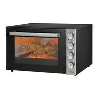 Forno d'appoggio multifunzione nero inox LX-9645 Kumtel