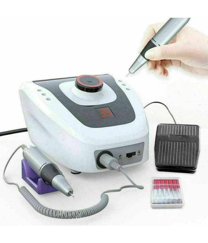 Fresa Per Unghie Professionale 35000 Giri Ricostruzione Manicure Pedicure Nail         