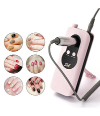 Fresa Unghie Portatile 35000 Giri Ricaricabile Manicure Pedicure Nail M6         