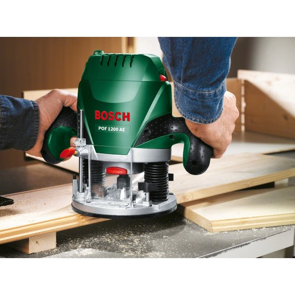 Fresatrice Verticale Pof 1200ae Pantografo 1200w Bosch Regolazione Elettronica