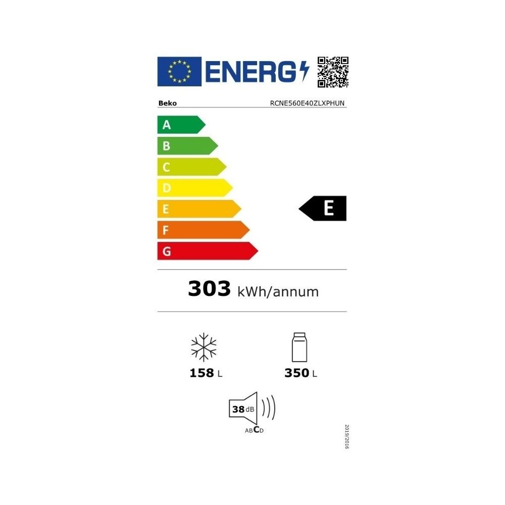 Frigorifero Beko RCNE560E40ZLXPHUN 508 litri 70 cm