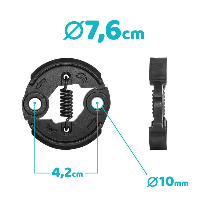 Kit frizione completo per motozappa 52cc - frizione + campana frizione ricambio compatibile frizione+tamburo frizione per motozappe 52cc