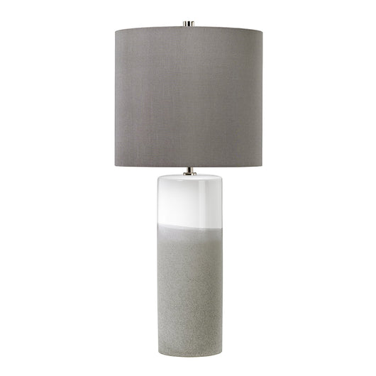 Lampada Da Scrivania Contemporanea Fulwell Porcellana Bianco Grigio 1 Luce E27