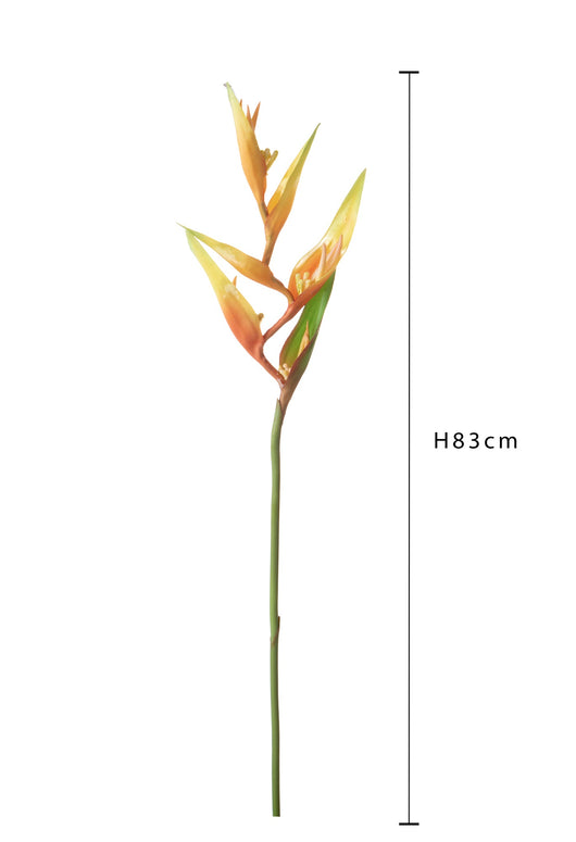 Set 3 Rami Artificiali Heliconia 83 cm